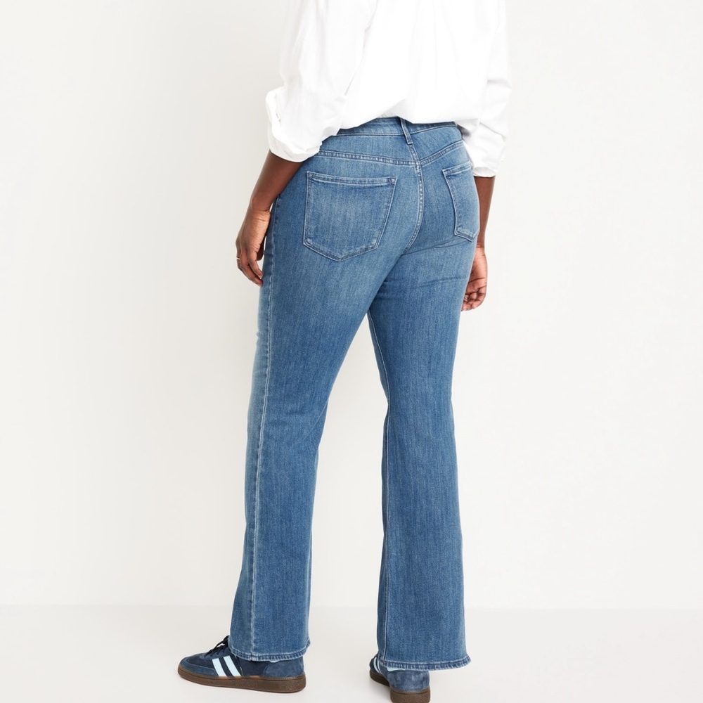 NWT Old Navy Wow Hi-Rise Flare Denim Pants - size 18 reg - Picture 2 of 4
